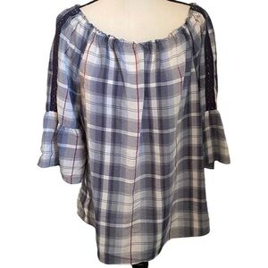 Westport size L plaid top